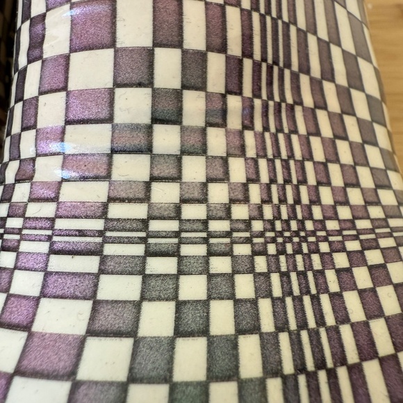 Sanita Clogs – Optical Illusion Checkerboard Pattern - Picture 7 of 9